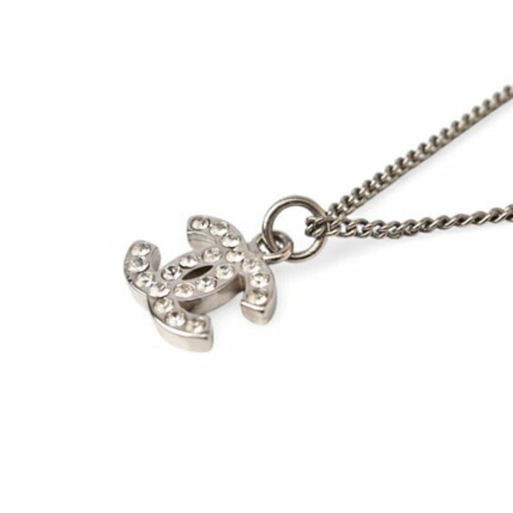 CHANEL Authentic White Logo Necklace - Picture 3 of 7